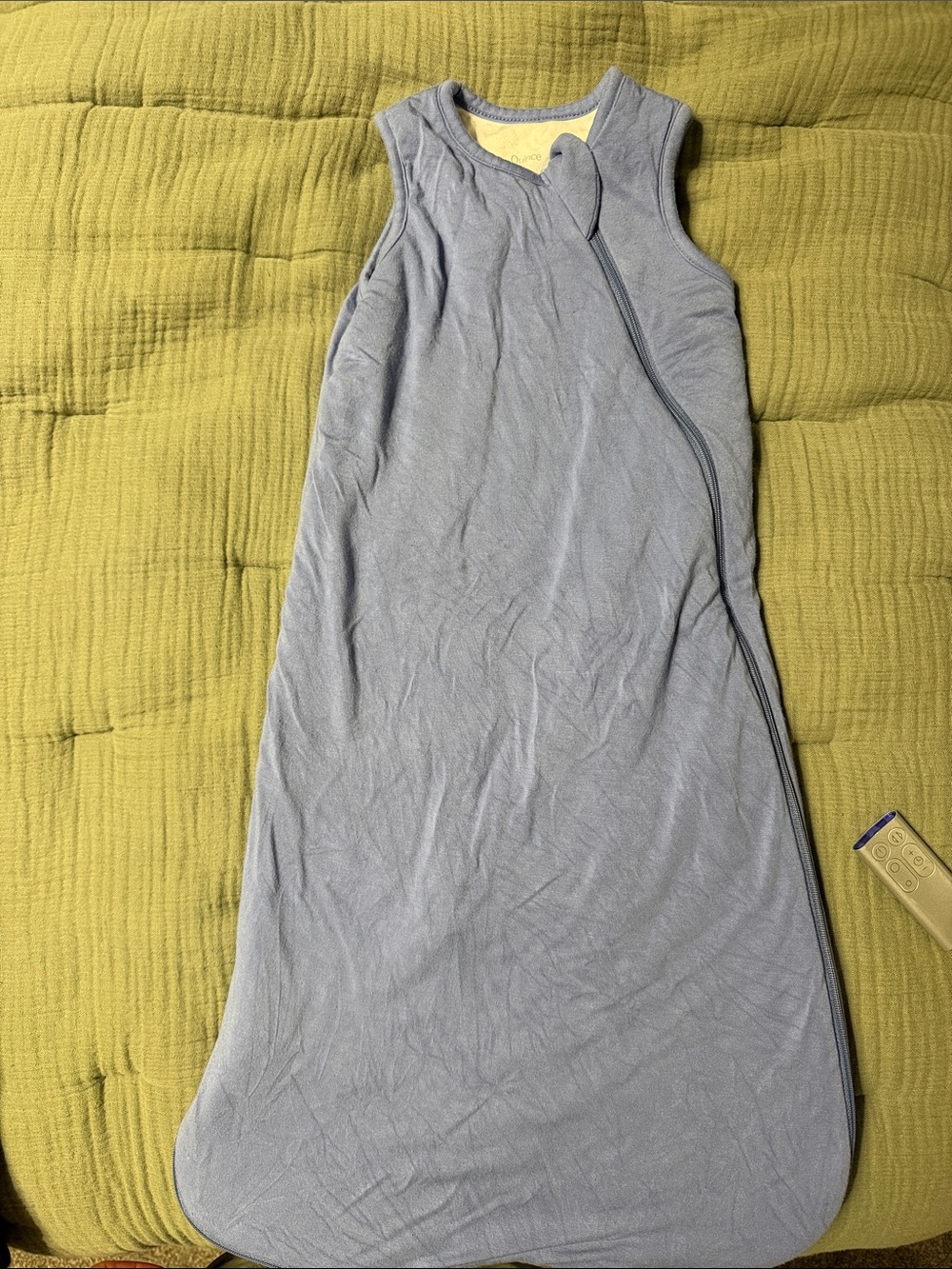 Quince Light Blue Sleeveless Kids Maxi Sleep Sack